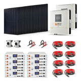 Rich Solar 8000W 48V-120/240VAC Solar Kit