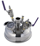 8" Pre-Built Hemispherical Lid with BVV 316SS Full Bore Valves