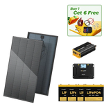 BougeRV 12V 800W High Watt Rigid Solar System Kit