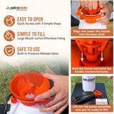 Petratools 2 Gallon Pump Sprayer - HD201 Garden Sprayer for Weeds, Lawn Care & Pesticides - 52" Long Hose, 2 Nozzles & Easy Carry Handle - Durable & Lightweight