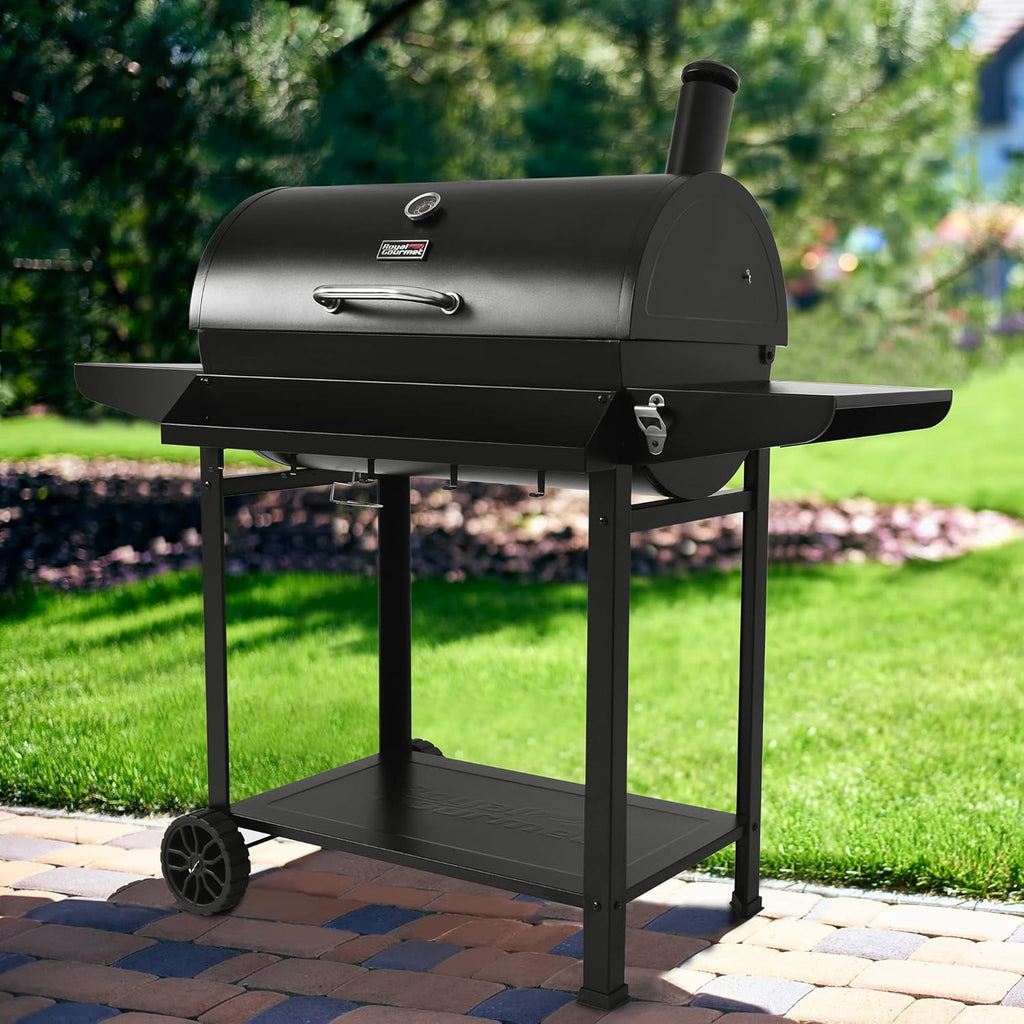 Royal Gourmet CC1830T 30-Inch Barrel Charcoal Grill with Warming Rack ...