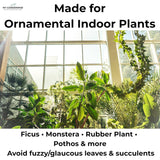 Leaf Shine Spray for Indoor Plants – Plant Leaf Cleaner & Shine for Real House Plants – Fragrance-Free, Non-Sticky, Streak-Free Finish, 16 fl oz