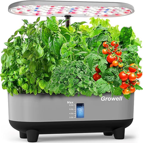 smart indoor plant growing system Hydroponics Growing System Kit, 16 Pods Indoor Garden with 28W Full Sp –  Grow It Depot