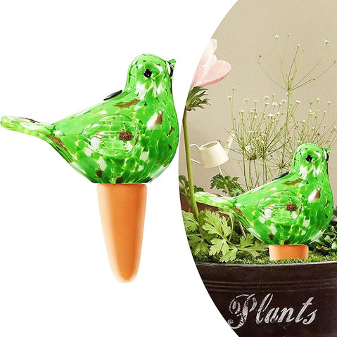 self watering plant glass birds Glass Bird Shaped Plant Watering Ball Glass Automatic Watering Ball Fl –  Grow It Depot
