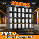 Garage Shelving Heavy Duty,5 Tier Adjustable Metal Shelving Storage Rack,Storage Shelves,48" Wx20 Dx72.2 H,Industrial Shelving Unit for Basement,Warehouse,Garage Organization.3 Pack
