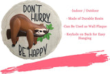 Spoontiques - Garden Décor -Sloth Stepping Stone - Decorative Stone for Garden