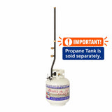 Flame King 3 Outlets Adapter 20 to 1LB Propane Tank Distribution Post Pole Tree Stem Stand