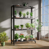 Spider Farmer SF600 and Growshelves Combo - Indoor LED Grow Light and Metal Plant Stand with Plant Trays