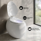 Swiss Madison Plaisir Smart One-Piece 1.28 GPF Single Flush Toilet in Glossy White