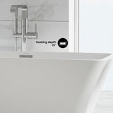 Swiss Madison St. Tropez 60" Freestanding Bathtub