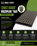 128CT OASIS® RhizoPlug™ Tray Universal Star 28/CS (3584)