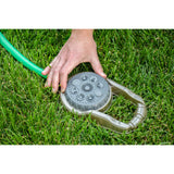 Metal 8-Pattern Lawn Sprinkler on Weighted Base | 28515