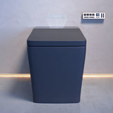 Swiss Madison Concorde One Piece Smart Toilet 1.28 GPF in Matte Black with Heated Bidet, Air Drying, Night Light, Foot Sensor