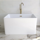 Swiss Madison Voltaire 47" Square Freestanding Bathtub