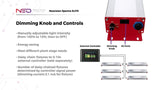 Neocision Spectra Elite LED Grow Light - DLC Listed