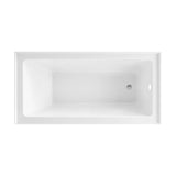 Swiss Madison Voltaire 60" x 30" Right Drain Skirted Soaking Bathtub with Apron ADA Height in Glossy White (10 - Pack)