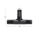 1/2" Barb Riser Flex Pipe Tee 94350