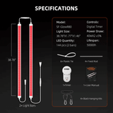 Spider Farmer GlowR80 80W 660nm Supplemental Deep Red LED Grow Light