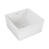 Swiss Madison Voltaire 47" Square Freestanding Bathtub