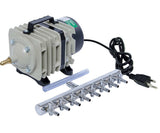 Active Aqua Commercial Air Pump, 8 Outlets, 60W, 70 L/min
