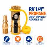 Flame King RV Grill Quick Connect Adapter