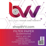 Ashless Filter Papers - 350MM - Quantitative