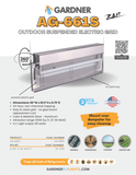 Gardner 80 Watt Shatterproof Outdoor Model Insect Light Trap - AG-661