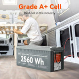 Rich Solar ALPHA 2 PRO | 12V 200Ah LiFePO4 Battery | Premium 12V Lithium Battery for RVs, Cabins, Tiny Homes | 7,000 Lifetime Cycles | 10 Year Warranty | UL1973 Certified