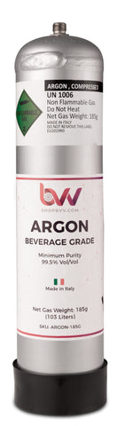 Argon Gas 99.5% - Pure gas for preserving terpenes in flowers and concentrates 103 Liters