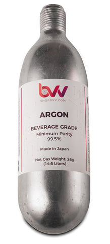 Argon Gas 99.5% - Pure gas for preserving terpenes in flowers and concentrates 14.6 Liters