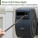 Retractable Garden Hose Reel-1/2in-100ft
