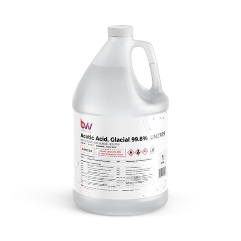 BVV™ Food & Lab Grade Glacial Acetic Acid 99.8 - 1 Gallon