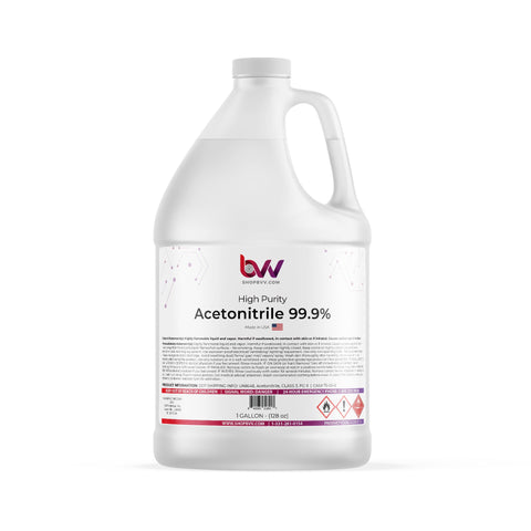 BVV Acetonitrile 99.95% High Purity
 - 1 Gallon
