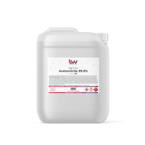 BVV Acetonitrile 99.95% High Purity
 - 5 Gallons