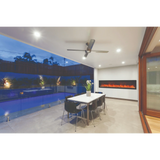Amantii 40" Panorama Deep Lumina Indoor or Outdoor Electric Fireplace