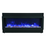 Amantii 40" Panorama Deep Lumina Indoor or Outdoor Electric Fireplace