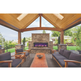 Amantii 40" Panorama Deep Lumina Indoor or Outdoor Electric Fireplace