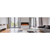 Amantii Tru-View XL XT 60" Three-Sided Electric Fireplace for Indoor or Outdoor Use