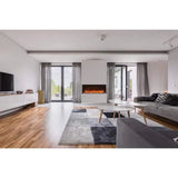 Amantii Tru-View XL XT 72" Three-Sided Indoor Outdoor Electric Fireplace with 22" Tall Viewing Area