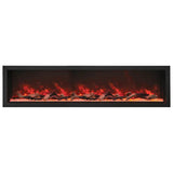 Amantii Panorama Deep Extra Tall 72 Inch Indoor Outdoor Electric Fireplace