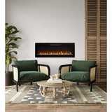 Amantii Fire & Ice Evolution 36" Linear Electric Fireplace with Frameless Display, WiFi & Multi-Color Flames