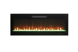 Amantii Fire & Ice Evolution 50" Linear Electric Fireplace with Multi-Color Flame Effects