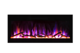Amantii Fire & Ice Evolution 60" WiFi-Enabled Linear Wall-Mount Electric Fireplace