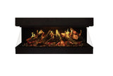 Amantii Signature MultiView Holo 55" 3-Sided Indoor Electric Fireplace