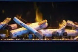 Amantii Symmetry Lumina 34" Indoor/Outdoor Smart Built-in Electric Fireplace with LED Logset