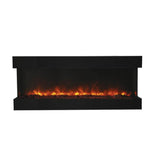 Amantii Tru-View XL Deep 60" Three-Sided Electric Fireplace for Indoor or Outdoor Installations