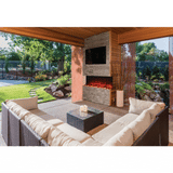Amantii Tru-View XL Deep 60" Three-Sided Electric Fireplace for Indoor or Outdoor Installations