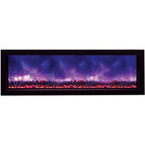 Amantii Remii 55 inch WM-SLIM-55 Smart Indoor Extra Slim Wall Mount Electric Fireplace