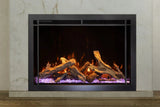 Amantii Traditional Lumina 38-Inch Built-In Indoor/Outdoor Smart Electric Firebox Insert