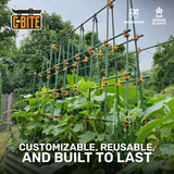 2.5' Sturdy Cross Bars- Garden Stake Segments - flat on both ends